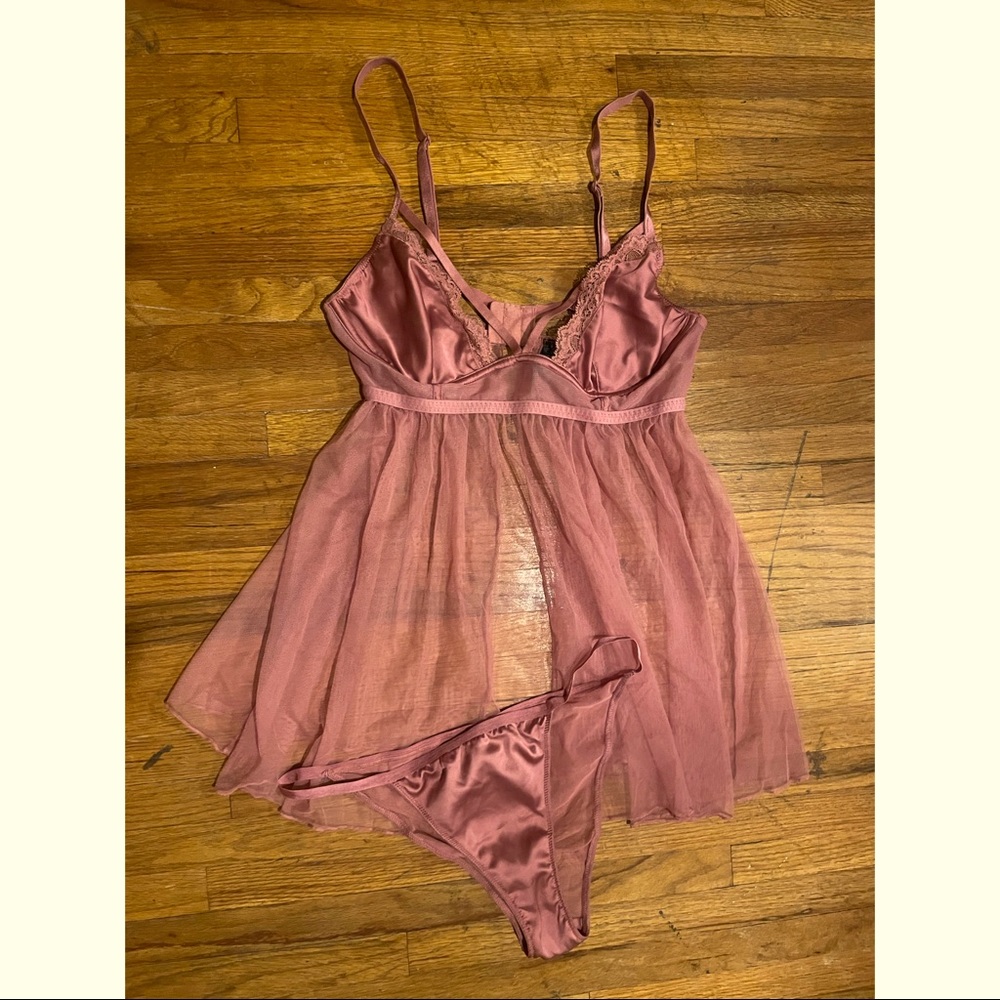 Victoria’s Secret blush pink babydoll